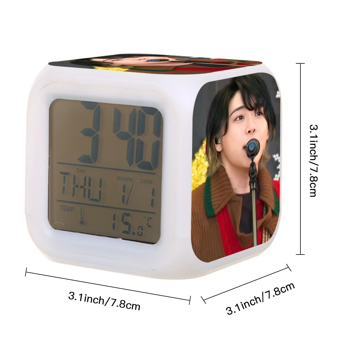 Amazon.co.jp: ミセス グリーン アップル 大森元貴42 目覚まし時計